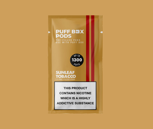 Puff Box Refill - Twin Pack - Sunleaf Tobacco Puff Box Refill - Twin Pack - Sunleaf Tobacco