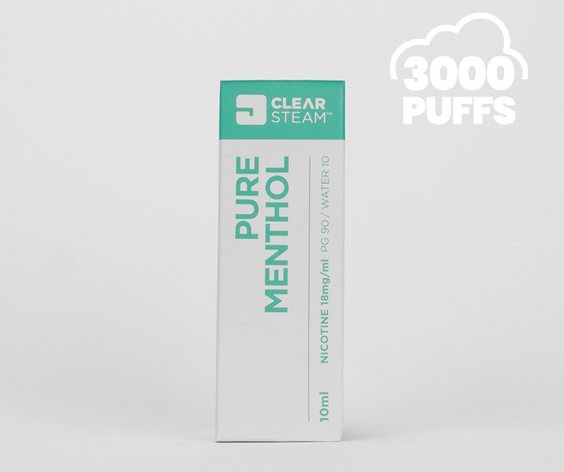 Pure Menthol Vapourless E Liquid Clear Steam Pure Menthol Vapourless E Liquid Clear Steam