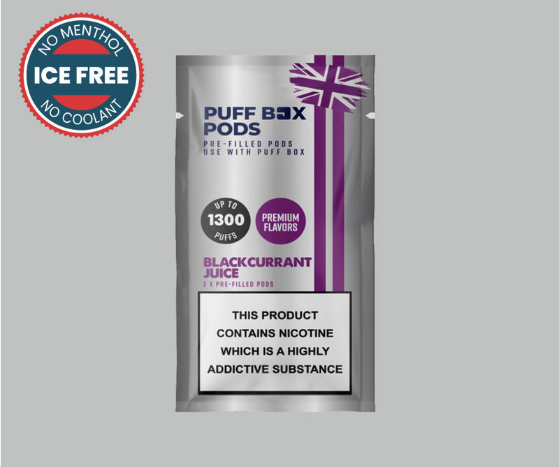 Puff Box Rechargeable Disposable Blackcurrant Juice Vape