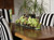 48" Casa Moderna Glass Plate Planter with green Phalaenopsis orchids