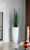 Snake grass (63") with Dax XL planter in glossy white