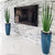 Snake grass (4 ft) with Dax L planter in dark teal