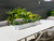 32" Balcony Fiberglass Planter with Succulents