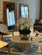 Phalaenopsis Orchids Floral Arrangement in Large Gold Planter