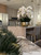 Phalaenopsis Orchids Floral Arrangement in Large Gold Planter