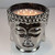 Silver Buddha Grande Candle