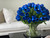 Blue tulip watergarden on oversized rota cylinder