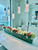 36" Skinny Casa Moderna Vase with Hydrangeas and Roses