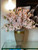 Goddess Vase with Pink Cherry Blossoms