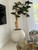 Trailing Bonsai in 30" Satin Beige Globe