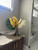 Moon Vase With Yellow Cymbidiums And White Vandas