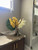  Moon Vase With Yellow Cymbidiums And White Vandas