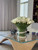 Calla Lilies in Vitra Hurricane Vase