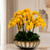 Iliad Ceramic Vase with Orchids
