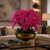 Orchid Arrangement in Hamilton Footed Bowl