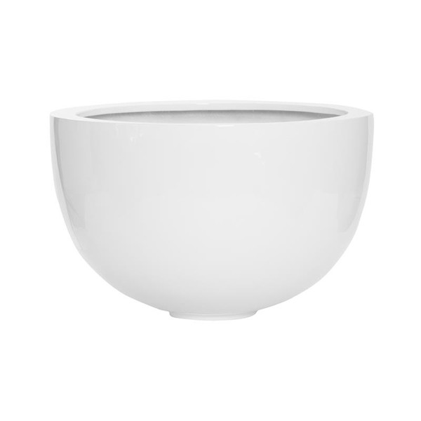 Bowl L Fiberglass Glossy White