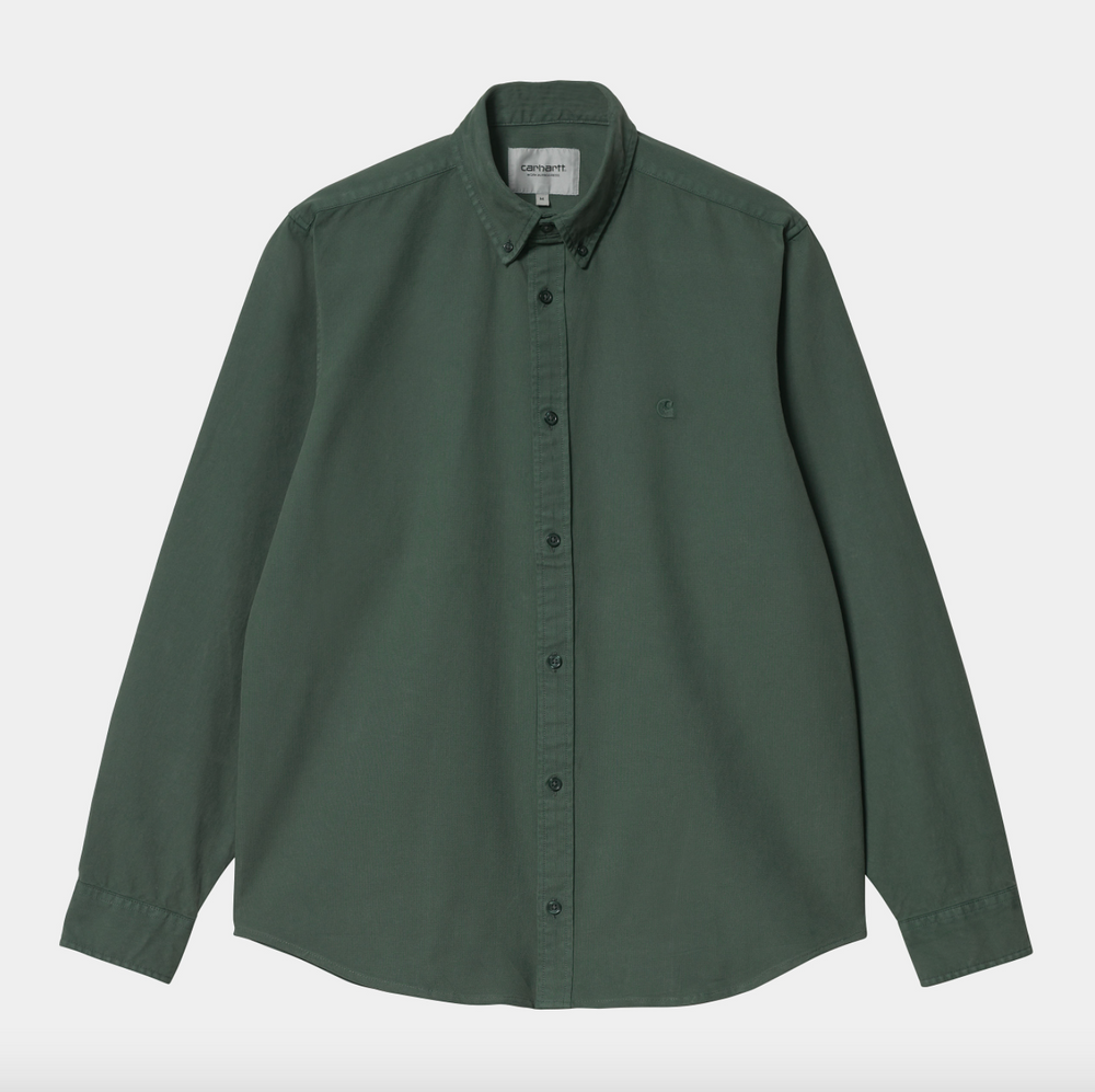 Carhartt L/S Bolton Shirt - Hemlock Green
