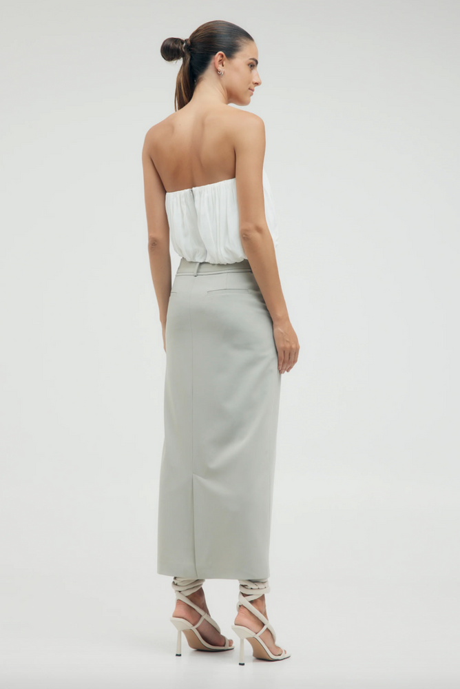 Third Form Protocol Tailored Maxi Skirt - Shale
