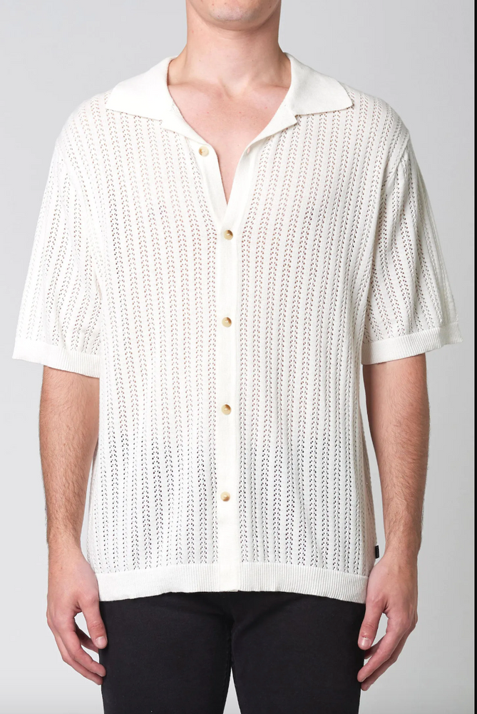 Rolla’s Bowler Knit Shirt - White