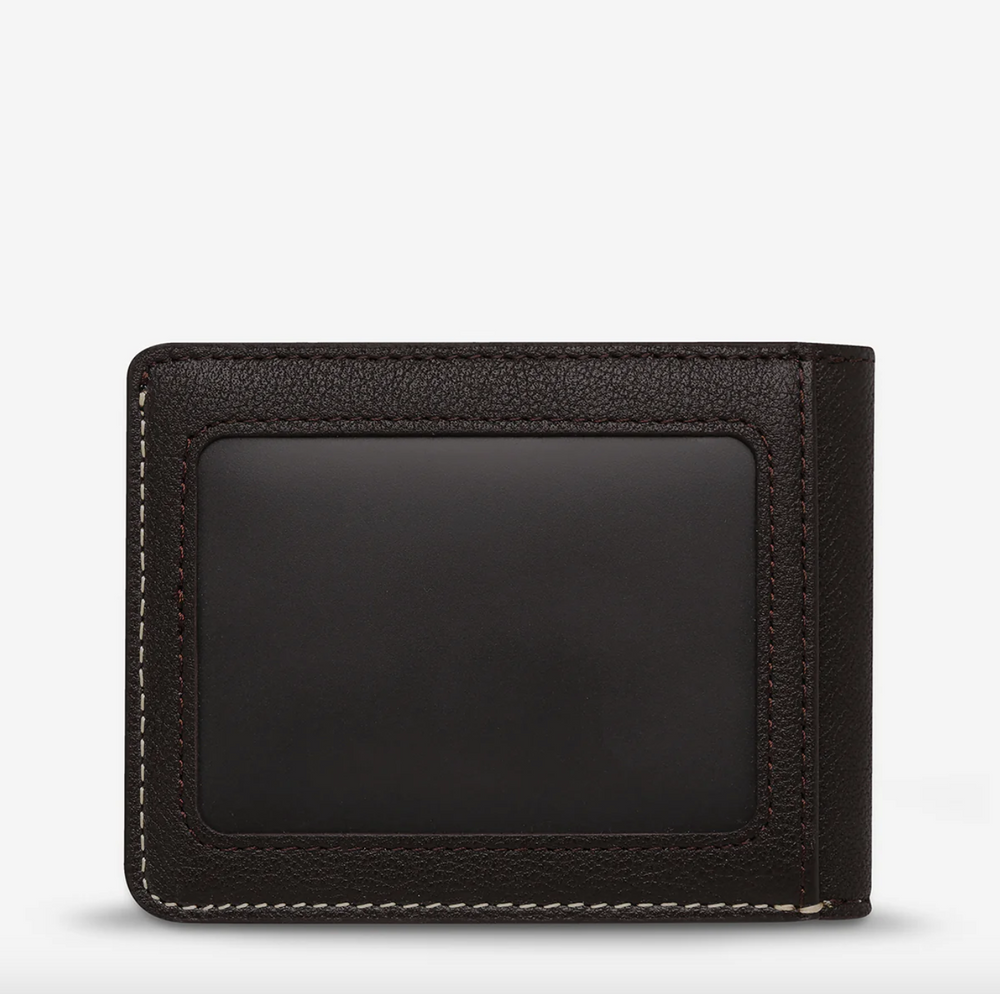 Status Anxiety Ethan Wallet - Chocolate