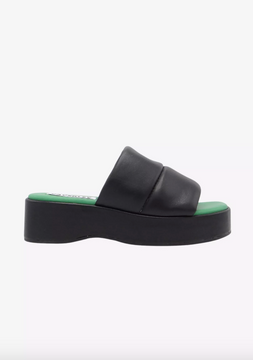 Caverley Tammy Wedge - Black/Apple Green