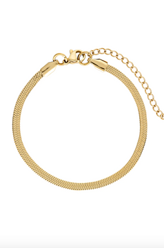 Porter Hailey Snake Bracelet 3mm - Gold