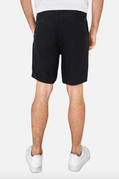 Industrie The Baller Linen Short - YD Black