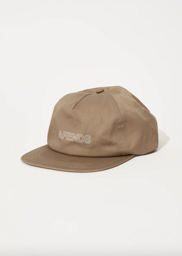 Afends Outline Recycled Snapback Cap - Beechwood