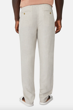 Industrie Capri Linen Pant - YD Wheat