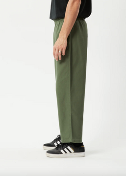 Afends Ninety Eights Recycled Baggy Elastic Waist Pant - Cypress