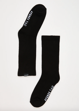 Afends Everyday Hemp Crew Socks - Black