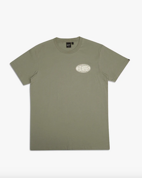 Deus Round Out Tee - Linchen Green