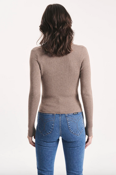 Rolla's Caroline Knit Longsleeve Top - Mink