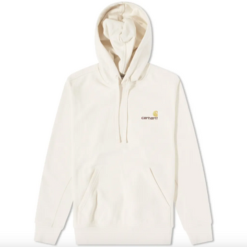 Carhartt WIP Hooded American Script Sweat - Natural