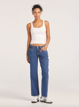 Lee Y2K Low Baggy Relaxed Jean - Famous Blue