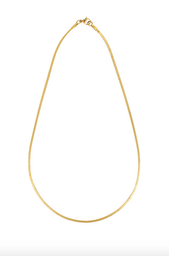 Porter Hailey Snake Necklace 3mm 40cm - Gold