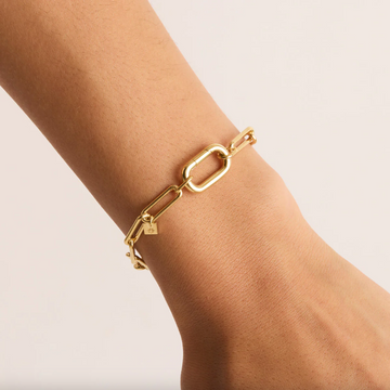 By Charlotte With Love Annex Link Bracelet - Gold Vermil