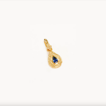 By Charlotte With Love Birthstone Annex Link Pendant - Gold Vermil