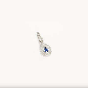 By Charlotte With Love Birthstone Annex Link Pendant - Sterling Silver