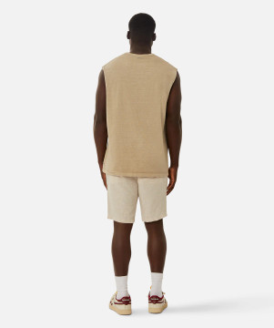 Industrie The Baller Linen Short -YD Wheat