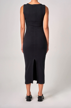 Neuw Frenchie 90s Maxi Dress - Black