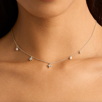 By Charlotte Live In Peace Choker - Sterling Silver