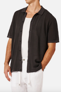 Industrie The Nanterre S/S Shirt - Onyx