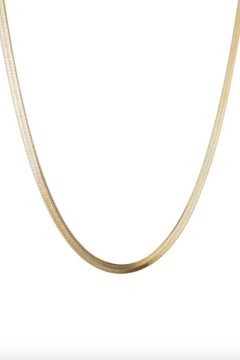 Porter Hailey Snake Necklace 4mm 45cm - Gold