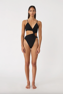 Misha Mical One Piece Swim Suit - Black