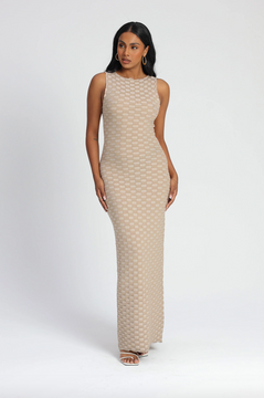 Isabelle Quinn Yasmin Maxi Dress - Latte