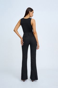 By Johnny Luciana Flare Trouser Pant - Black