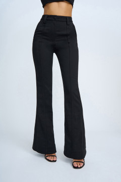 By Johnny Luciana Flare Trouser Pant - Black