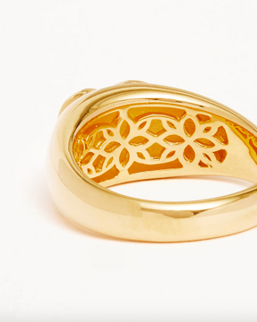 By Charlotte Connect With Your Heart Ring - 18k Gold Vermeil