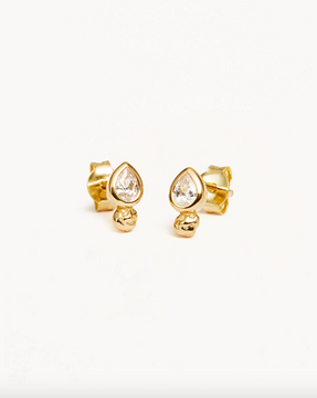By Charlotte Adore You Stud Earrings - 18k Gold Vermeil